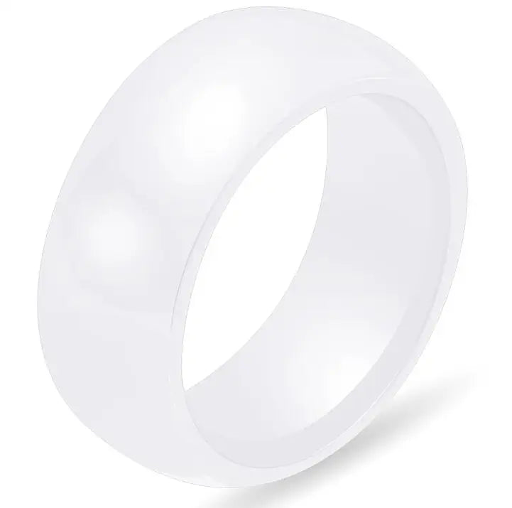 Smooth Pink/White/Black Ceramic Ring For Women Rings Simple Design Exquisite Wedding Engagement Rings