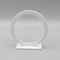 White/Clear Acrylic Round Earring Display Earring Holder Earring Stand Jewelry Display Earring Stud Organizer Crystal Show Rock