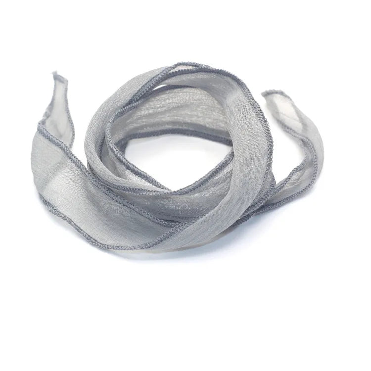 2025 New Arrival 10 Colors Sari Silk Ribbon Wrap Yoga  Fashion Women Bracelet