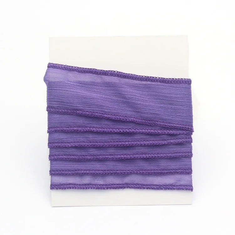 2025 New Arrival 10 Colors Sari Silk Ribbon Wrap Yoga  Fashion Women Bracelet
