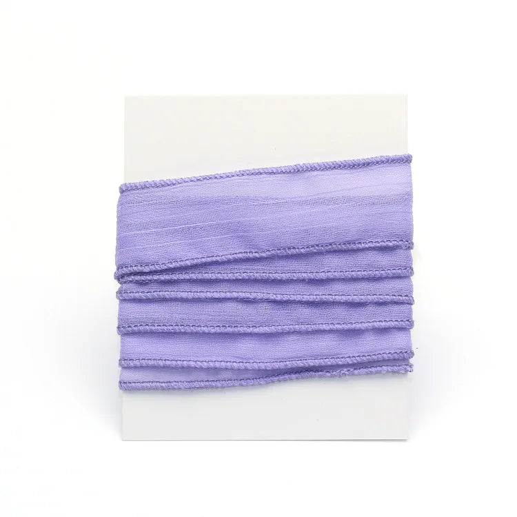 2025 New Arrival 10 Colors Sari Silk Ribbon Wrap Yoga  Fashion Women Bracelet