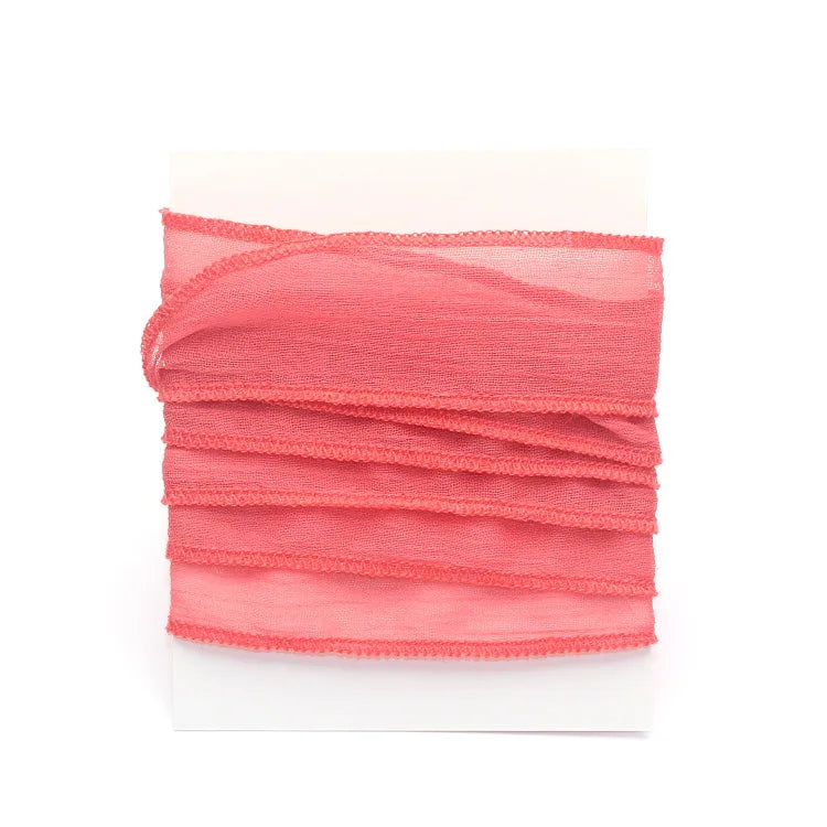 2025 New Arrival 10 Colors Sari Silk Ribbon Wrap Yoga  Fashion Women Bracelet