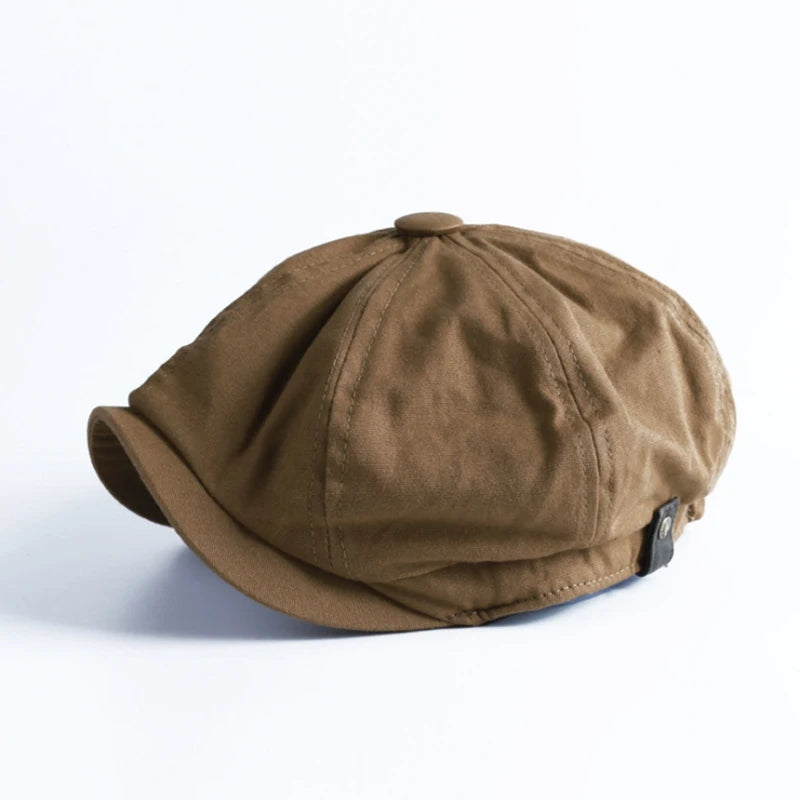 Blinder Peaky Vintage Newsboy Hat Beret Solid Color Fashion Korean Version Casual Tide Spring Autumn Men Cap Adult Cap