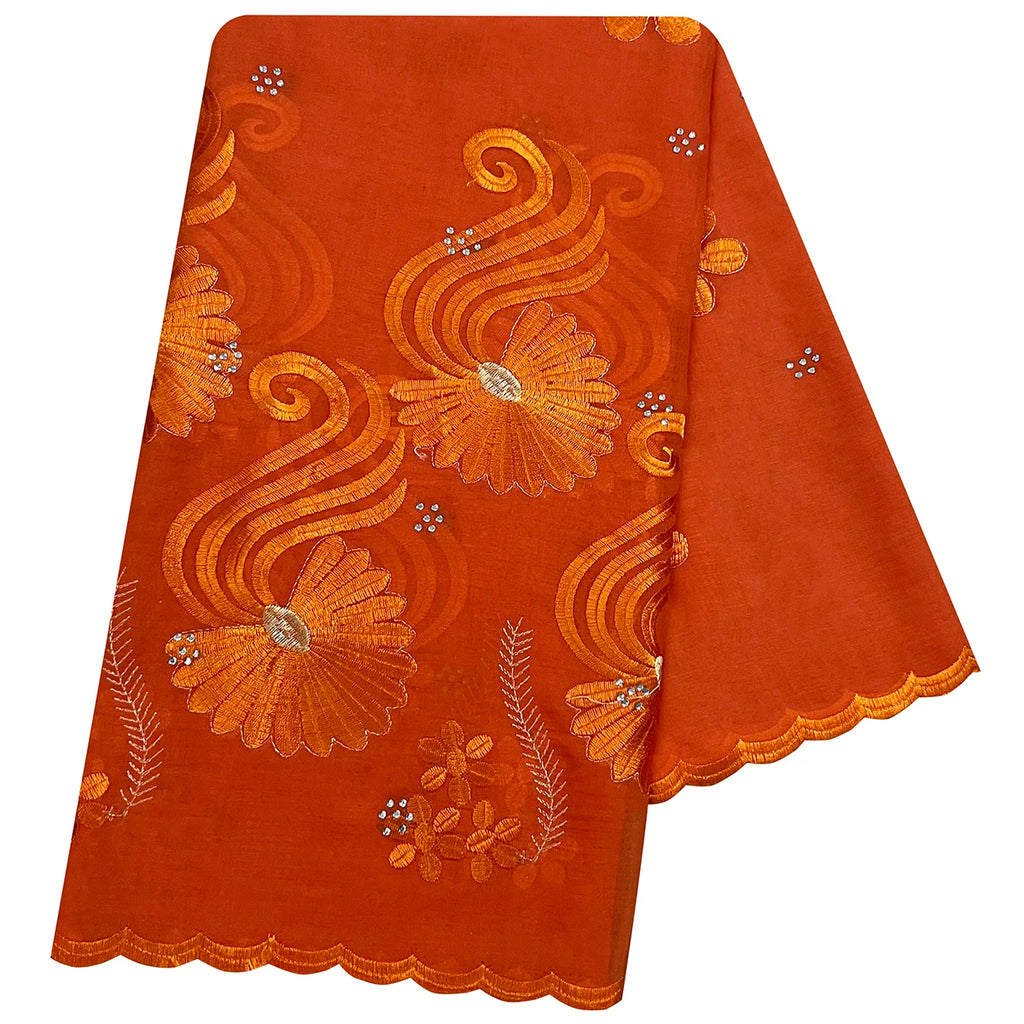 Special Price Limited Time Discount New African Women Scarfs Embrodiery  Cotton With Grenadine  Big Scarf for Shawls Pashmina