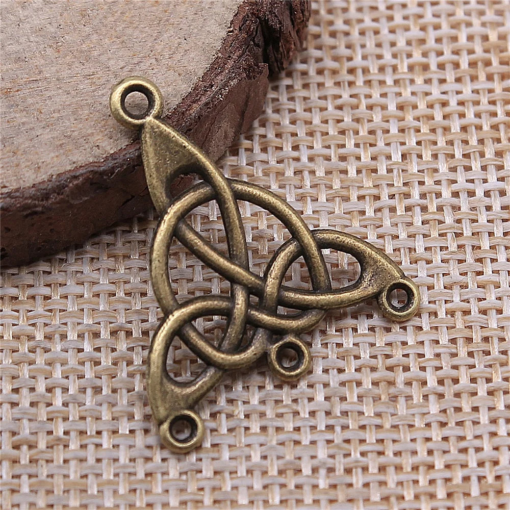 10pcs Earring Connector Dreamcatcher Antique Bronze Color Earring Connector Charms Jewelry Accessories For Earring Making