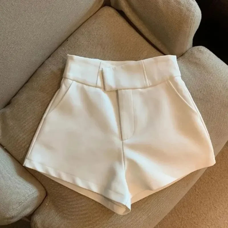 Women Shorts Black Shorts Women Harajuku Elegance High Waisted Shorts A Line Slim Casual Hot Girl Straight Pants Sexy