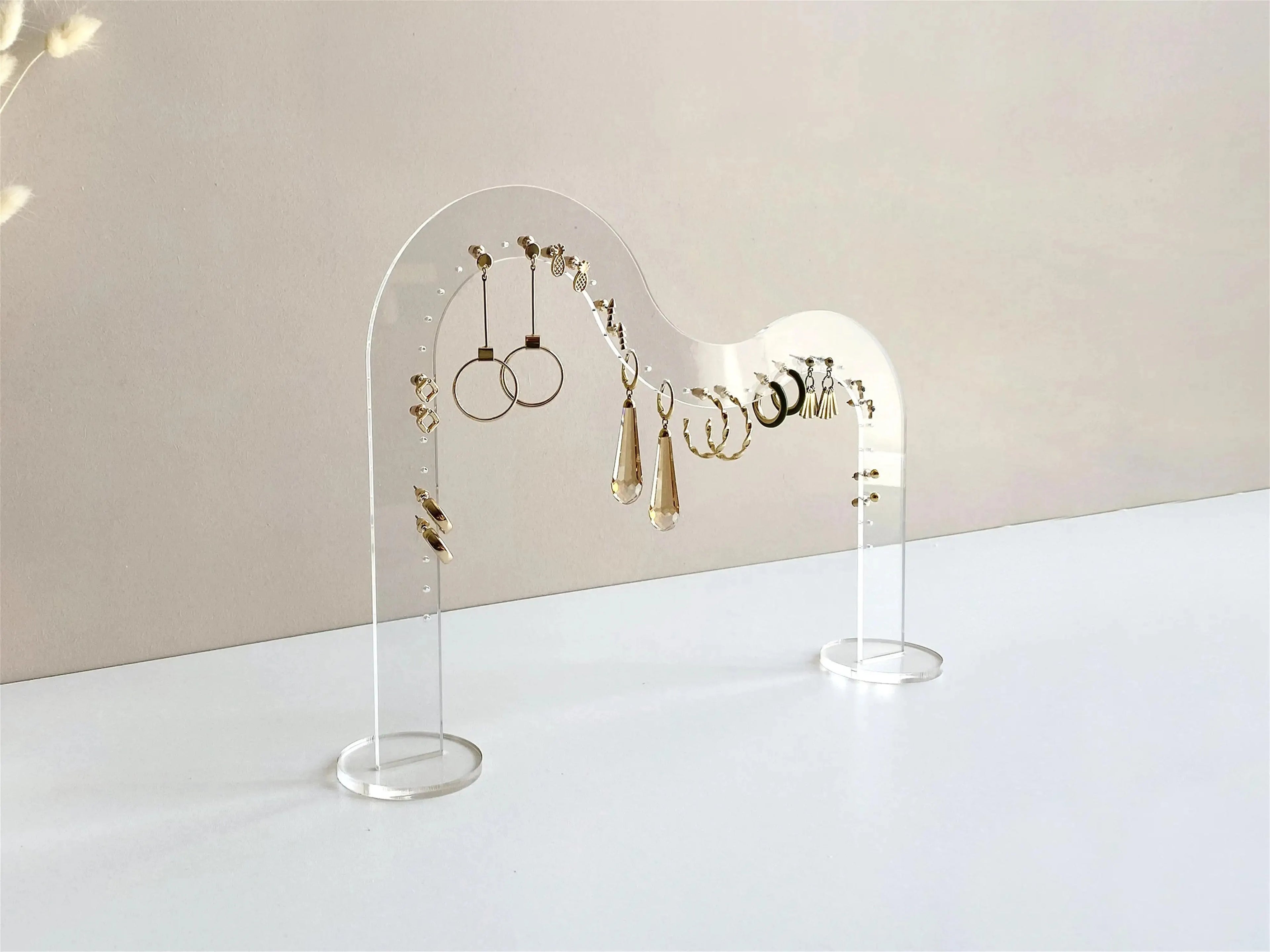 Acrylic Earring Holder | Earring Display Stand | Earring Organizer | Clear Acrylic Jewelry Stand | Earring Stand for Photography