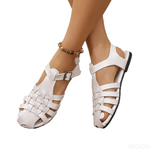2025 new Summer Open Toe Sandals For Women Elegant Fashionable Women shoes Retro Soft soft-soled comfortable women shoes