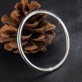 S925 Sterling Silver Simple Women Bracelet Bangles Ladies Luxury Designer Jewelry Accessories