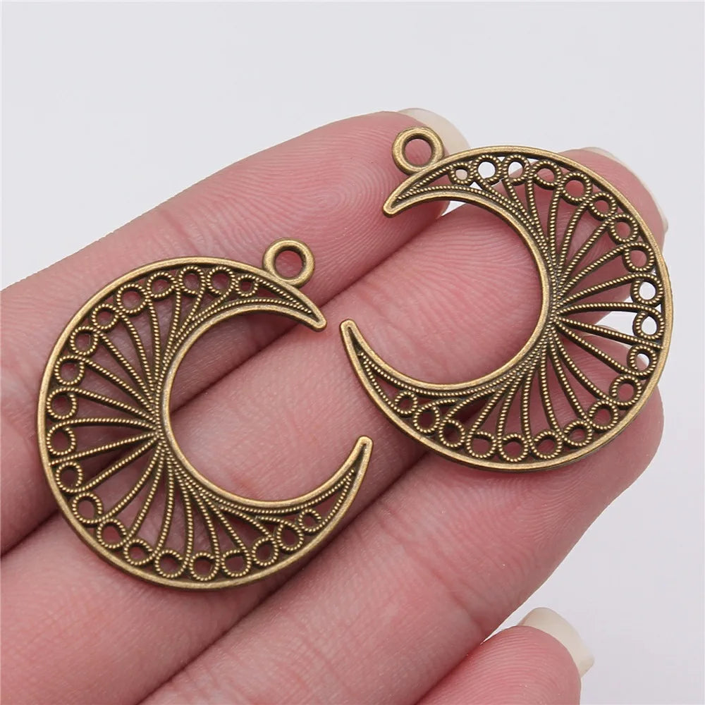 10pcs Vintage Water Droplets Charms For Earring Making DIY Earring Making Findings Accessories Earring Parts