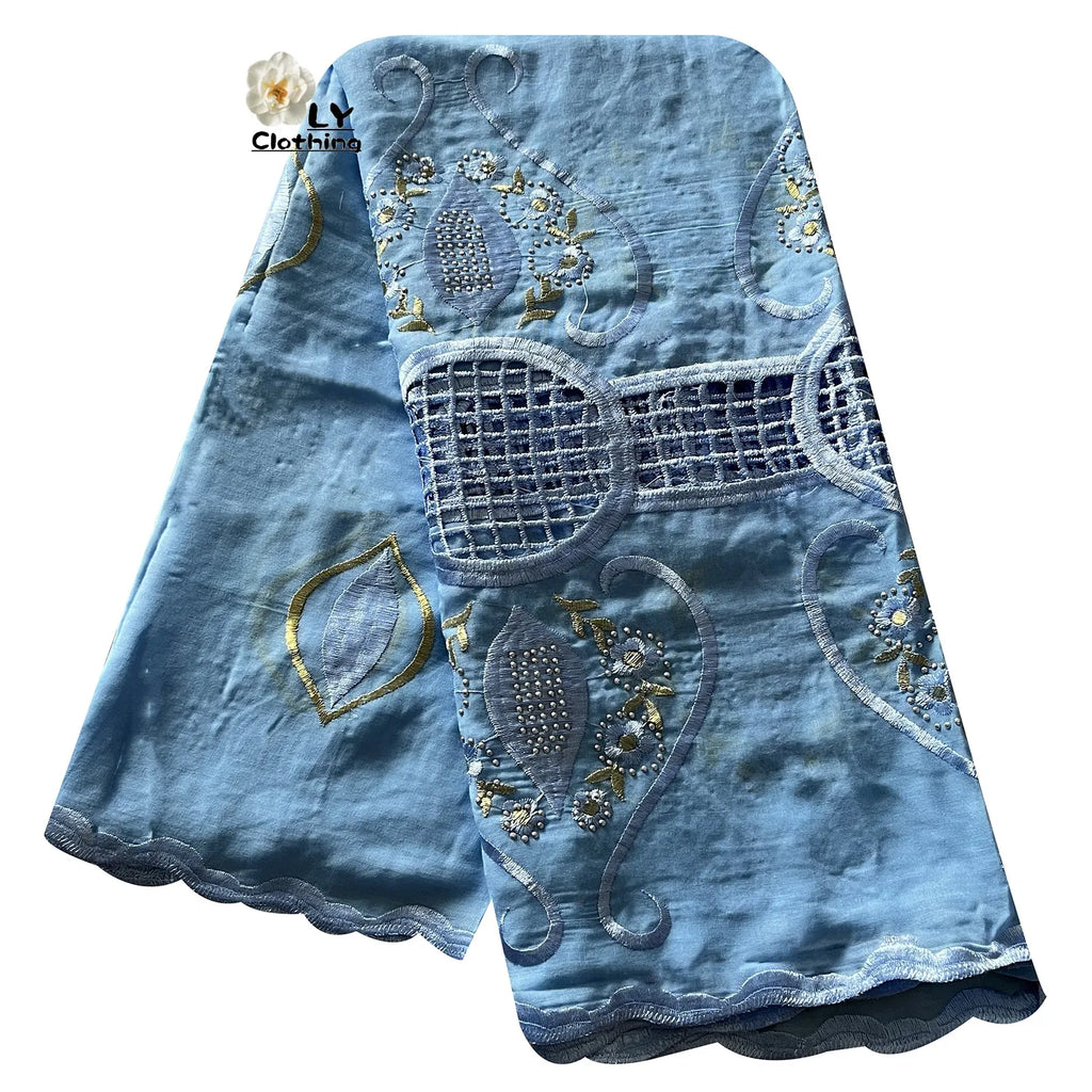 2023 New Fashion African Women Scarfs Muslim Women Diamond Embroidery Chiffon Scarf Islam Soft Scarf