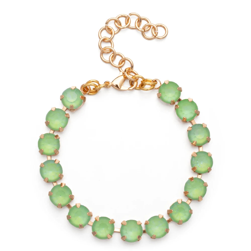 Colorful Charm Crystal Women Bracelet Gold and Silver Chain Bohemian Jewelry Free Shipping
