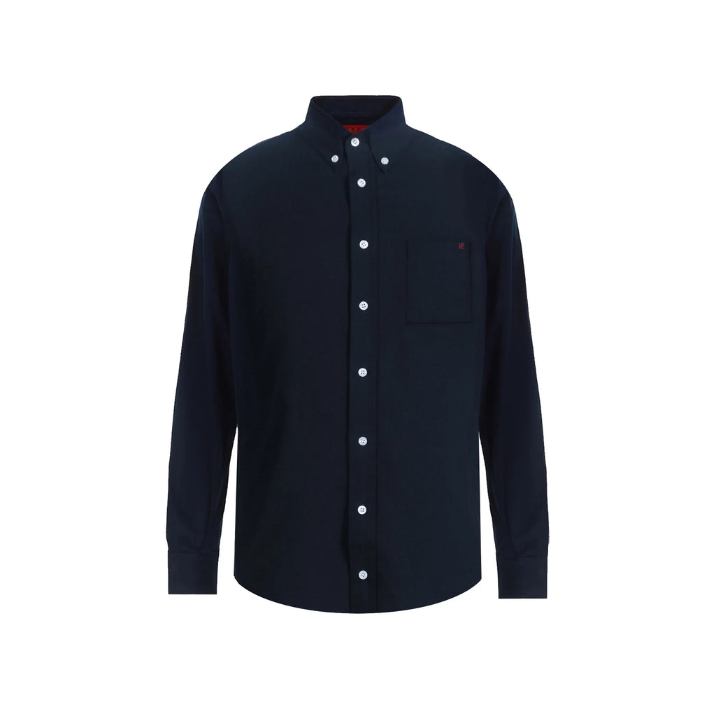 2025 Men Shirt Brand Leisure Embroidered Letter Shirts Streetwear Loose Men Shirt Floral Long Sleeved Tops Csual Men Shirts