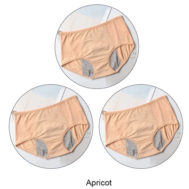 3pcs Leak Proof Menstrual Panties Physiological Pants Women Underwear Period Comfortable Waterproof Briefs Dropshipping