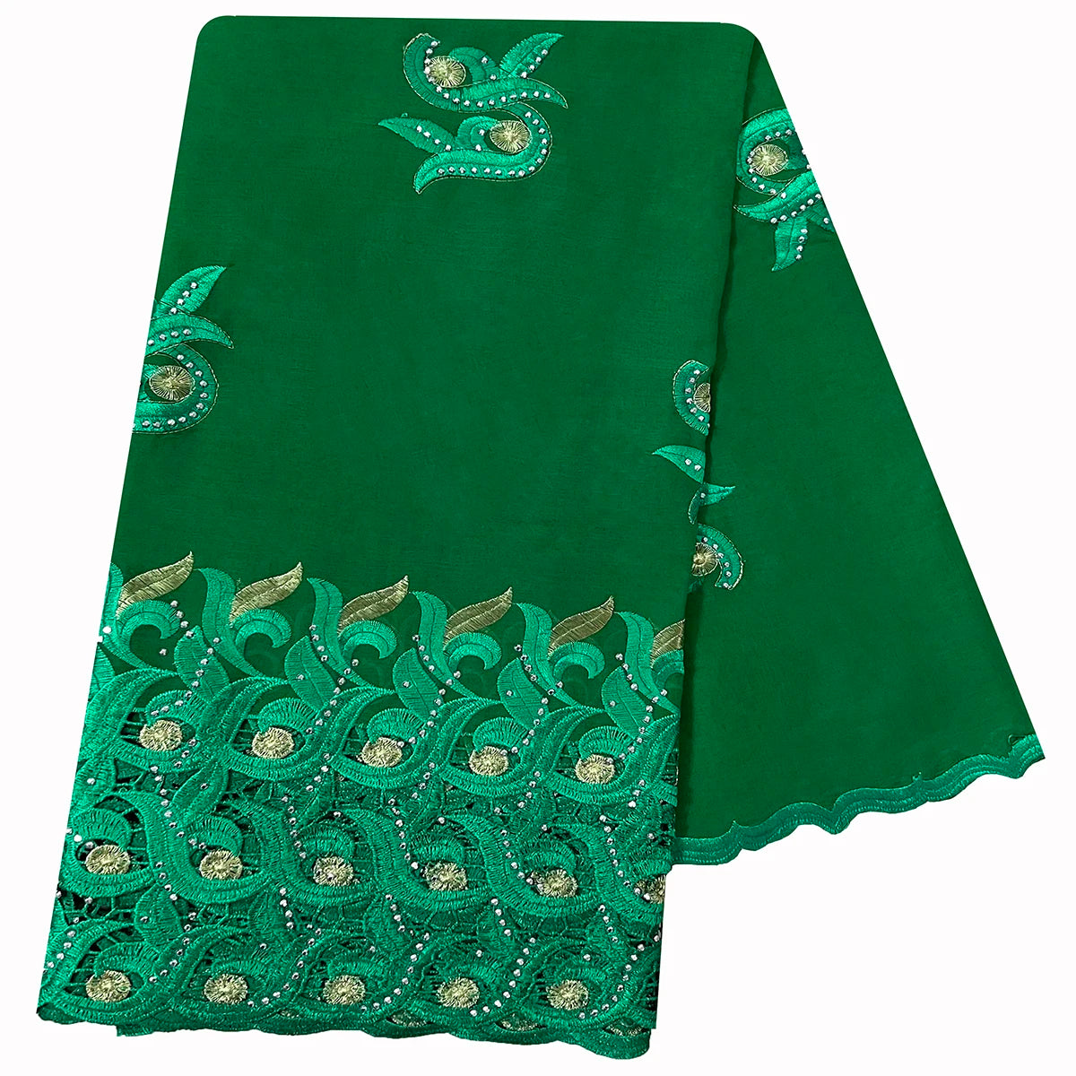 Hot Sale African Women Scarfs Cotton Circle Design Big Embrodiery 100% Cotton With Grenadine  Big Scarf for Shawls Pashmina