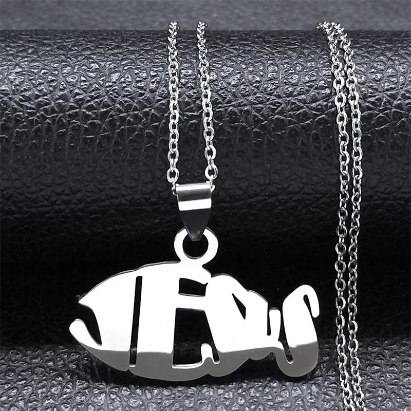 Male Jesus Cross Stainless Steel Choker Necklace for Men Chain Gold Color Bullet Necklaces Jewerly colar masculino N6049S02