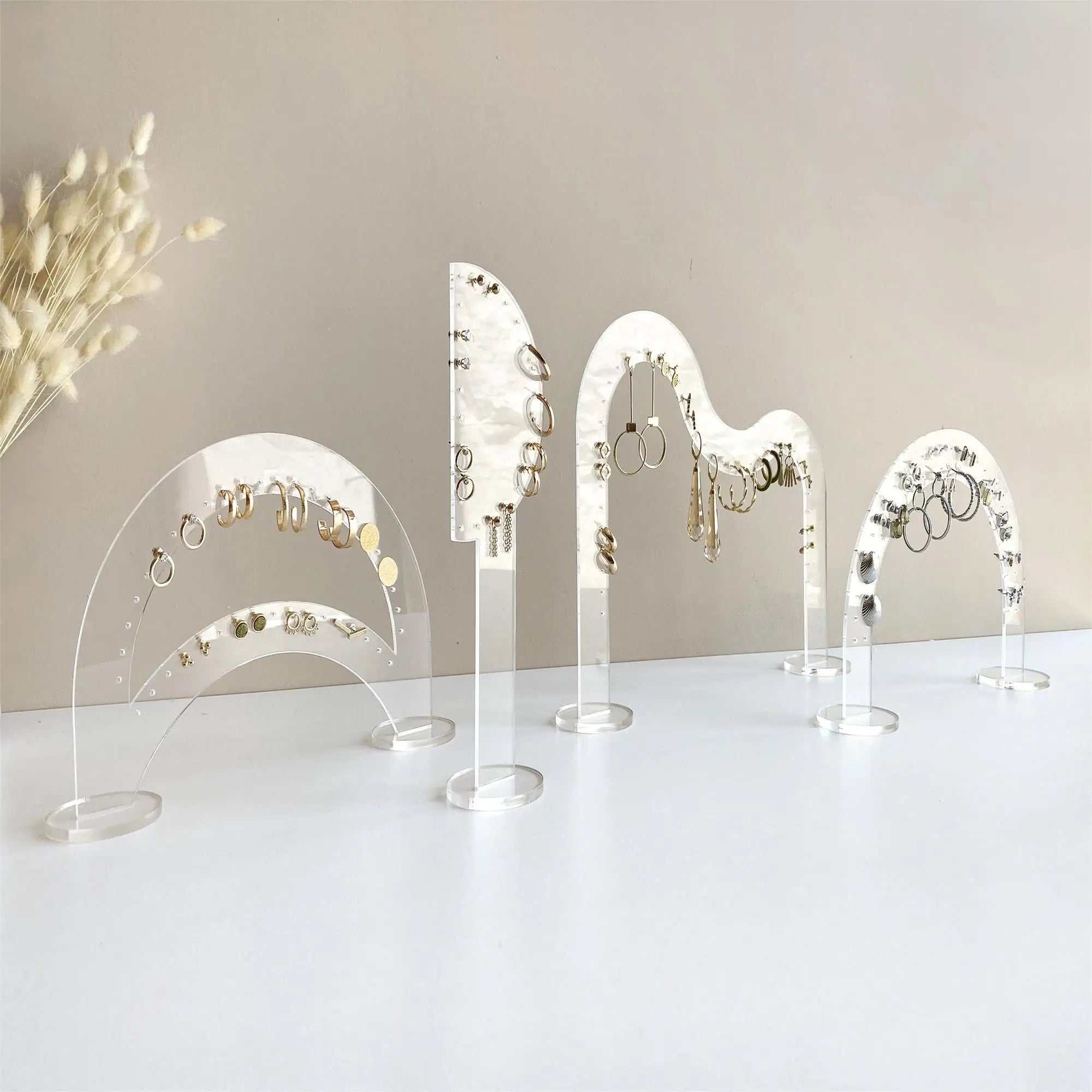 Acrylic Earring Holder | Earring Display Stand | Earring Organizer | Clear Acrylic Jewelry Stand | Earring Stand for Photography