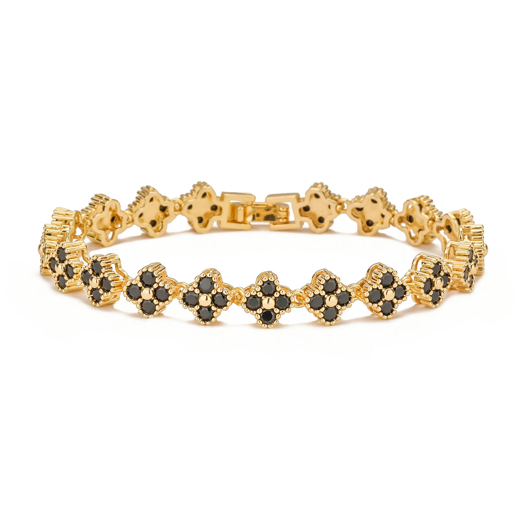 HECHENG,High Quality Brass Luxury Flower Jewelry Set for Women ,Necklace Bracelet Jewelry Gift