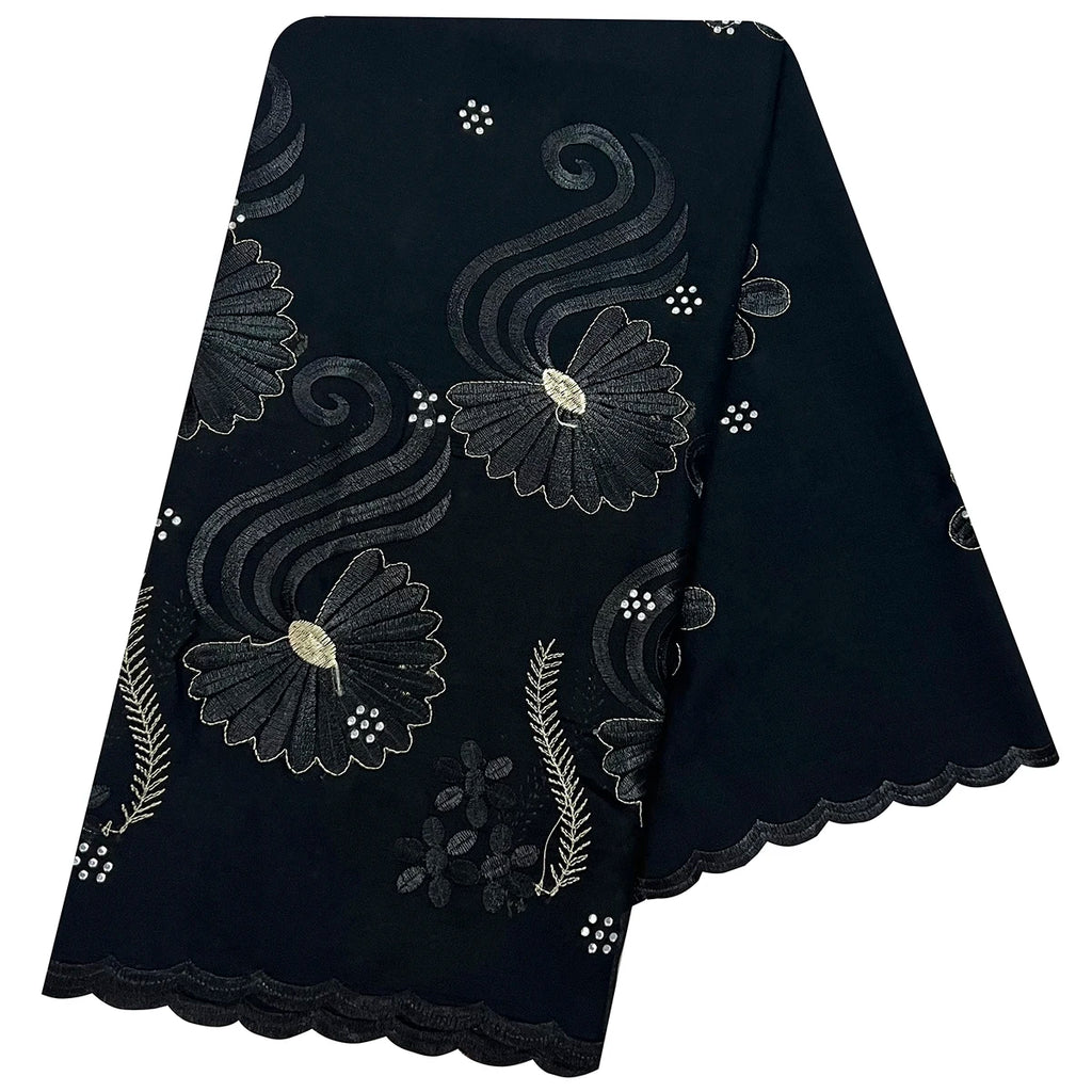 Special Price Limited Time Discount New African Women Scarfs Embrodiery  Cotton With Grenadine  Big Scarf for Shawls Pashmina