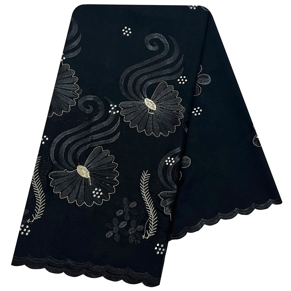 Special Price Limited Time Discount New African Women Scarfs Embrodiery  Cotton With Grenadine  Big Scarf for Shawls Pashmina