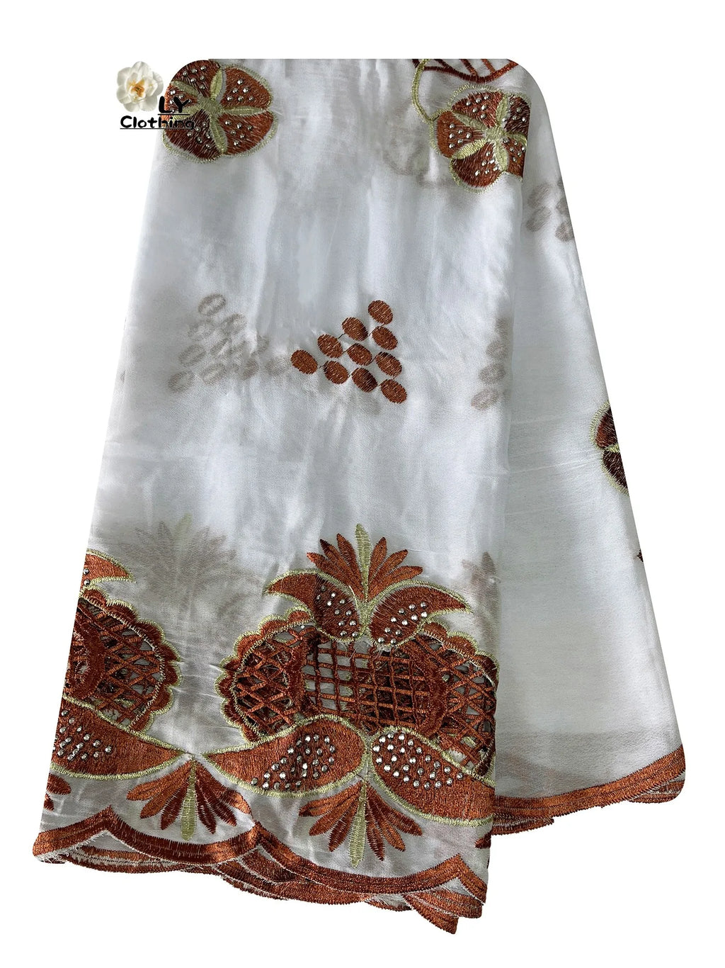 2023 New Fashion African Women Scarfs Muslim Women Diamond Embroidery Chiffon Scarf Islam Soft Scarf