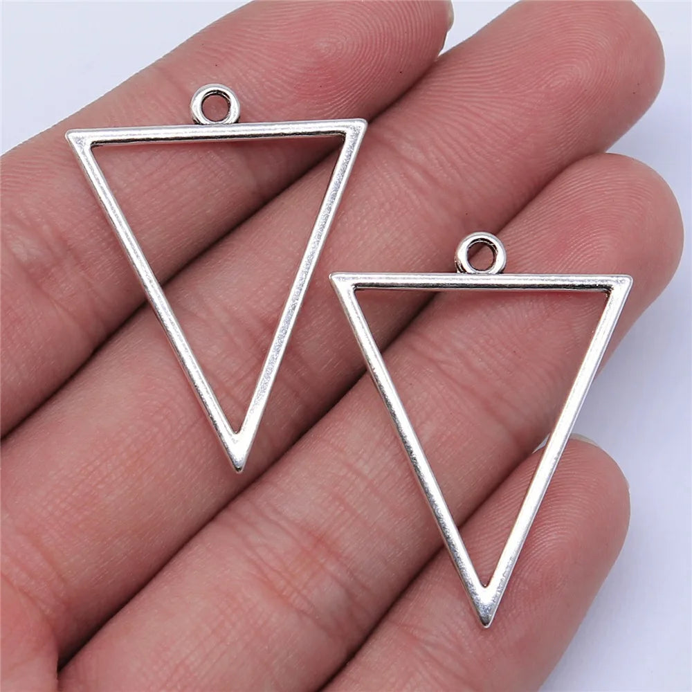 10pcs Vintage Water Droplets Charms For Earring Making DIY Earring Making Findings Accessories Earring Parts