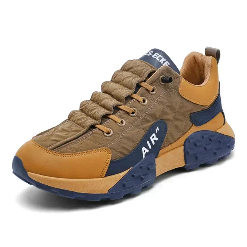 Thick Sole Mens Sneakers Fashion Man Shoe Versatile Vulcanized Shoe Lace Up Outdoor Running Shoes Anti-slip Zapatillas De Hombre
