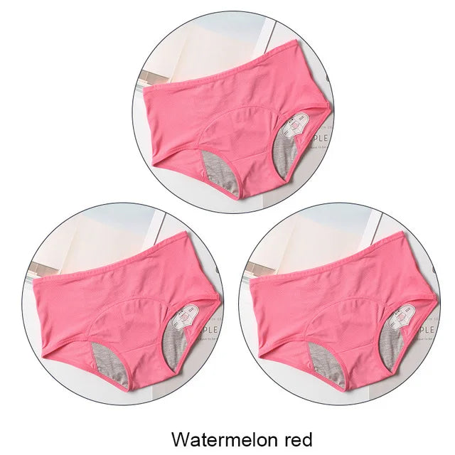 3pcs Leak Proof Menstrual Panties Physiological Pants Women Underwear Period Comfortable Waterproof Briefs Dropshipping