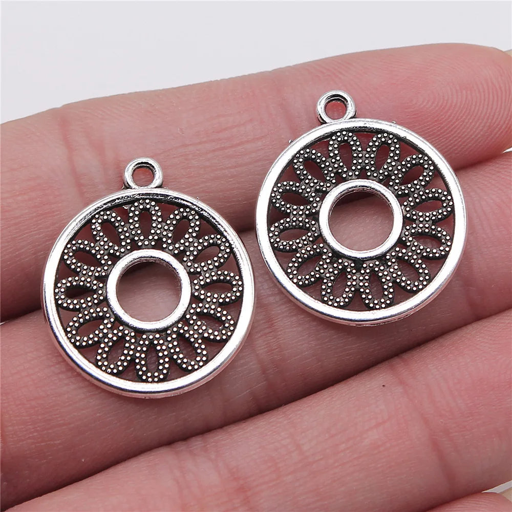 10pcs Vintage Water Droplets Charms For Earring Making DIY Earring Making Findings Accessories Earring Parts