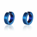 2pcs 316L Fashion Stainless Steel Cuff Earring, Non Piercing Hoop Earring Clip On Earring Fake Piercing Earring Hoop