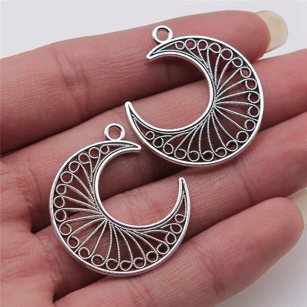 10pcs Vintage Water Droplets Charms For Earring Making DIY Earring Making Findings Accessories Earring Parts