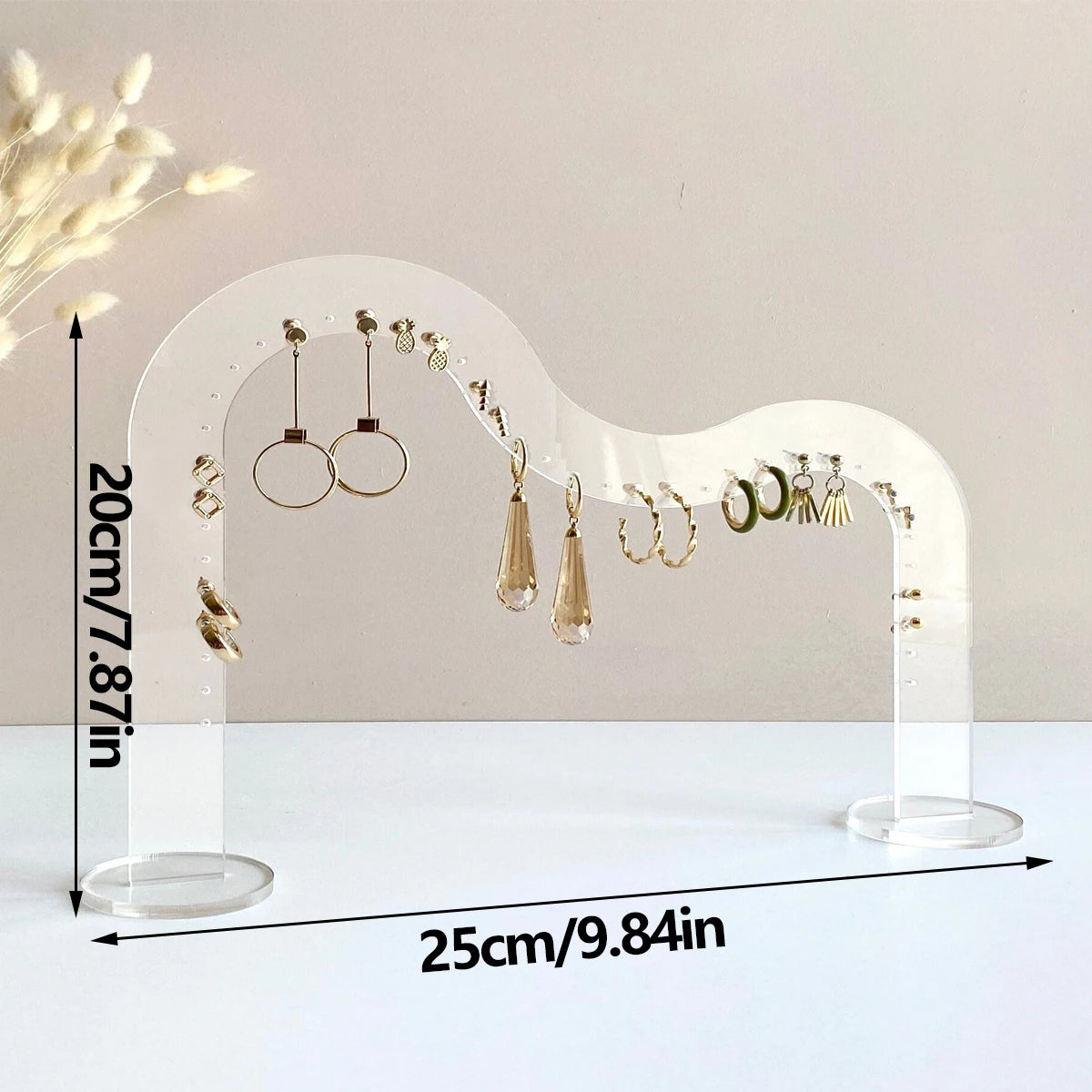 Acrylic Earring Holder | Earring Display Stand | Earring Organizer | Clear Acrylic Jewelry Stand | Earring Stand for Photography
