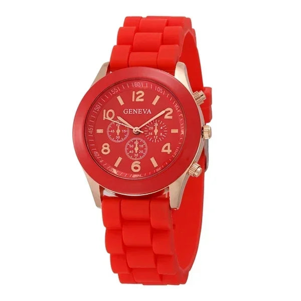 Women Watches 2025 New Fashion Luxury Brand Women's Watch Silicone Strap Quartz Wrist Watch For Female Relogio Feminino Zegarki