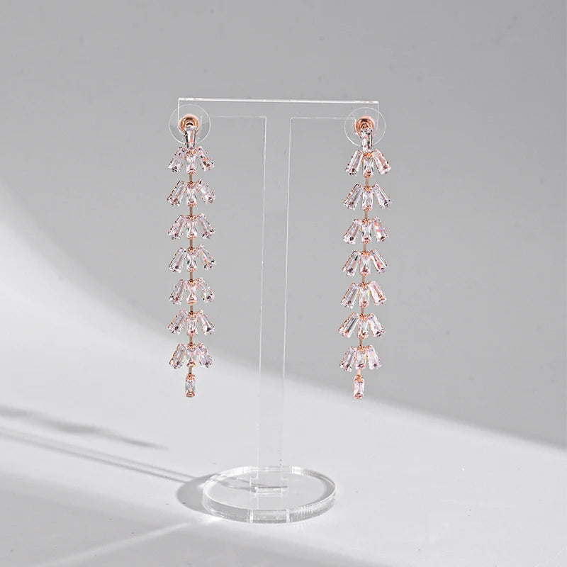 6pcs Clear Acrylic T Shape Earring Display Earring Holder Earring Stand Jewelry Organizer Earring Jewellery Show Crystal Rock