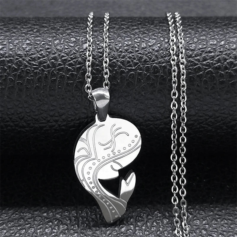 Male Jesus Cross Stainless Steel Choker Necklace for Men Chain Gold Color Bullet Necklaces Jewerly colar masculino N6049S02