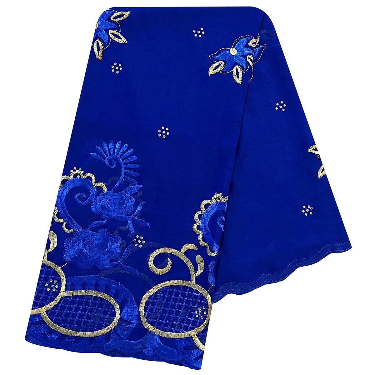 African Women Scarfs 2024 Fashion Hot Sale  Big Circle Design Big Embrodiery Cotton Big Size Muslim Scarf for Shawls Pashmina