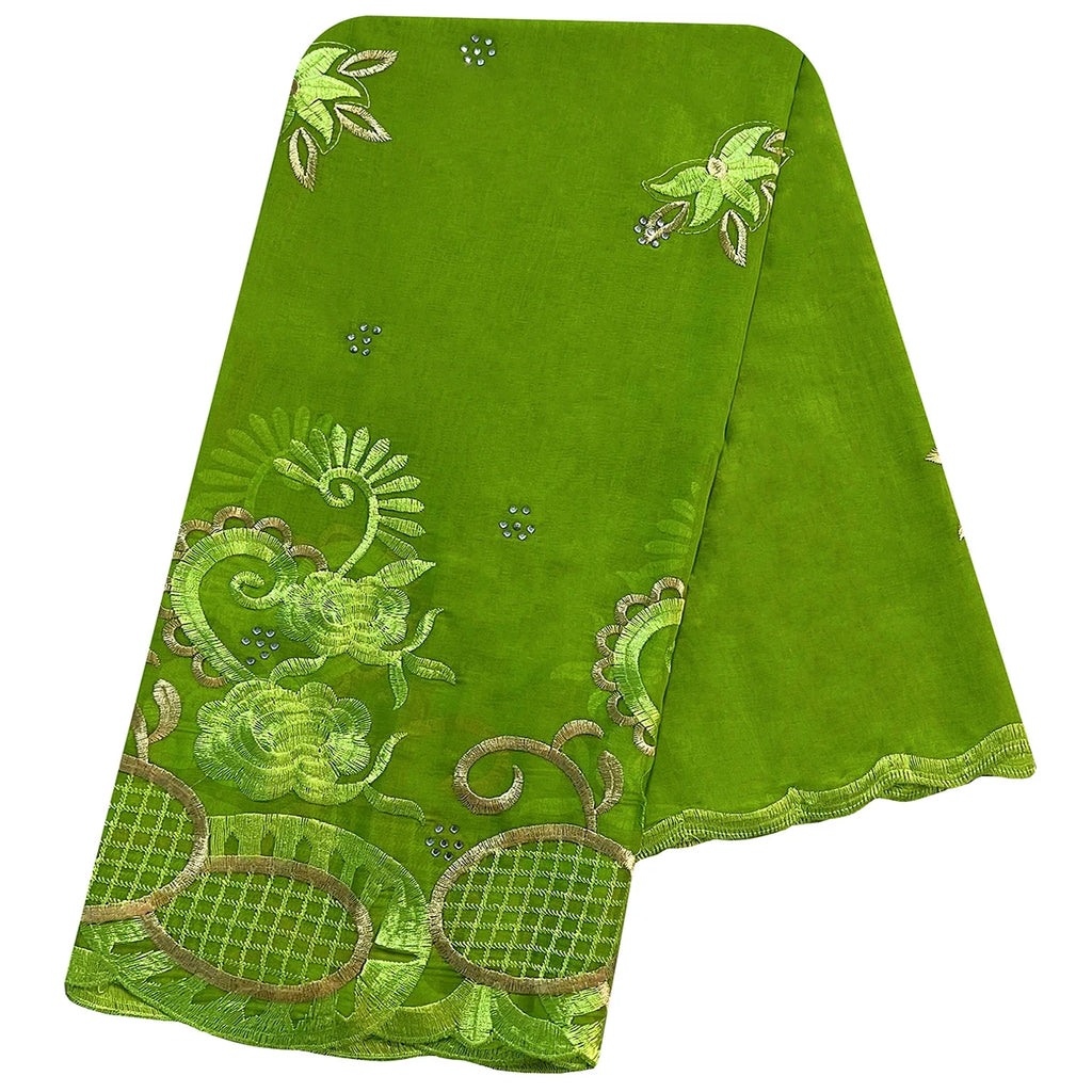 African Women Scarfs 2024 Fashion Hot Sale  Big Circle Design Big Embrodiery Cotton Big Size Muslim Scarf for Shawls Pashmina