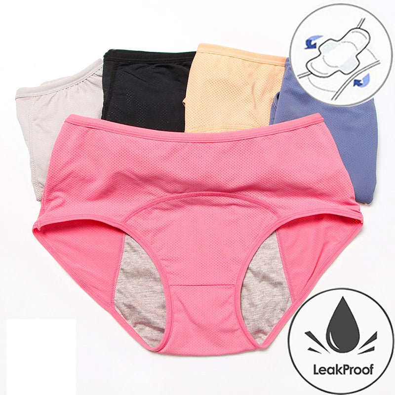 3pcs Leak Proof Menstrual Panties Physiological Pants Women Underwear Period Comfortable Waterproof Briefs Dropshipping