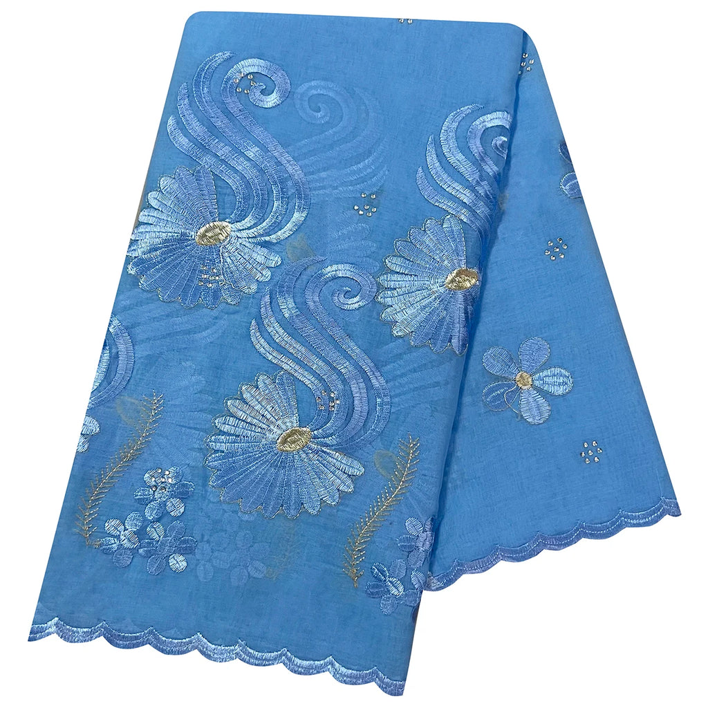Special Price Limited Time Discount New African Women Scarfs Embrodiery  Cotton With Grenadine  Big Scarf for Shawls Pashmina