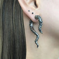 Octopus tentacle front back earring, Octopus earring Gothic earring Octopus tentacle earring ear front back earrings octopus