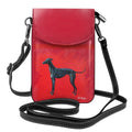 Greyhound Shoulder Bag Greyhound Leather Bag Crossbody Pattern Women Bags Slim Student Women Purse