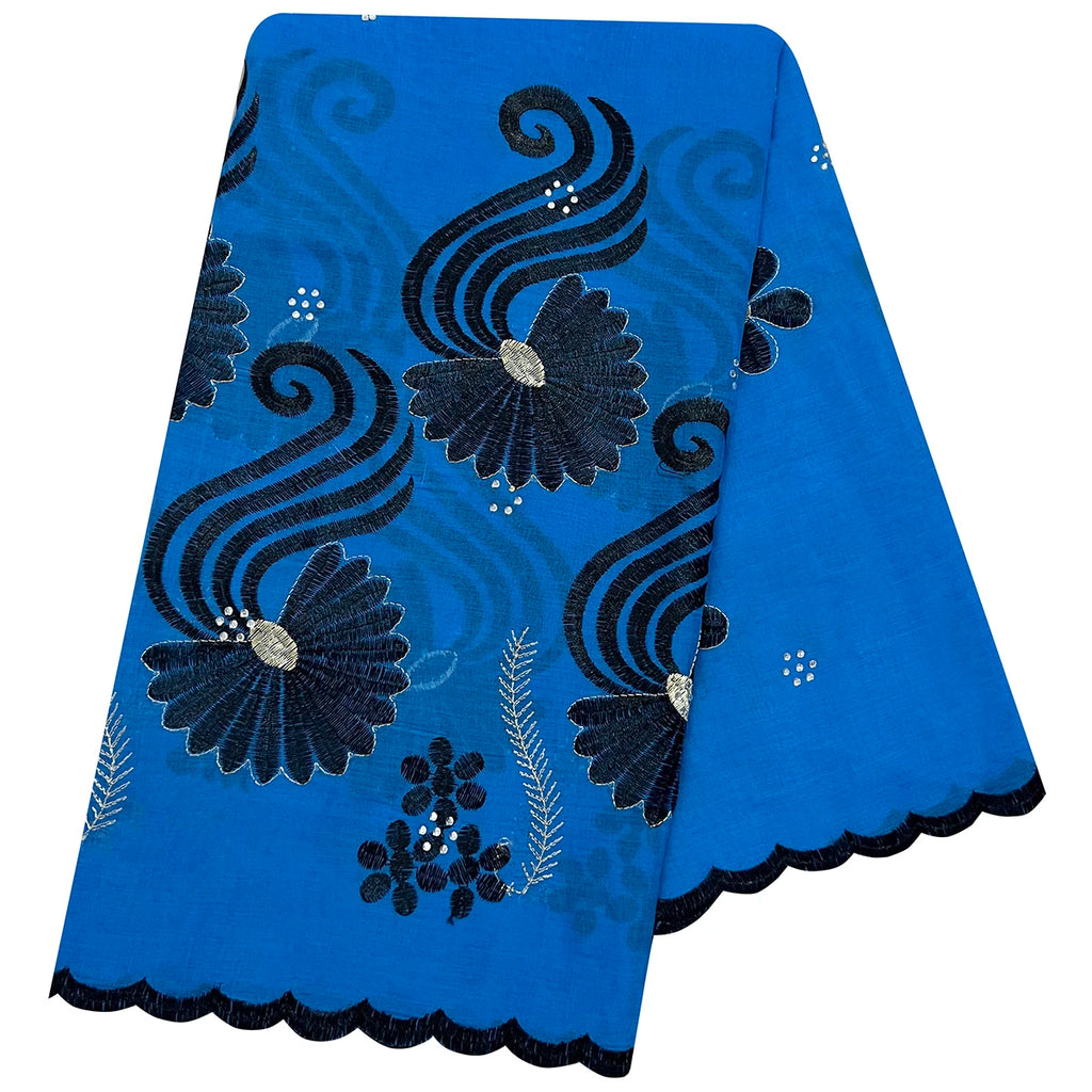 Special Price Limited Time Discount New African Women Scarfs Embrodiery  Cotton With Grenadine  Big Scarf for Shawls Pashmina
