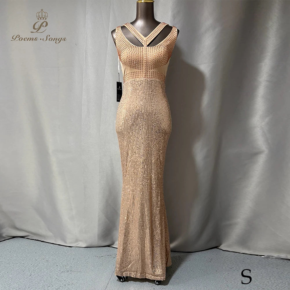 Elegant Women's Evening Dresses robes de soirée vestidos de fiesta Stock Liquidation Sale Perfect for Party Prom Formal Occasion