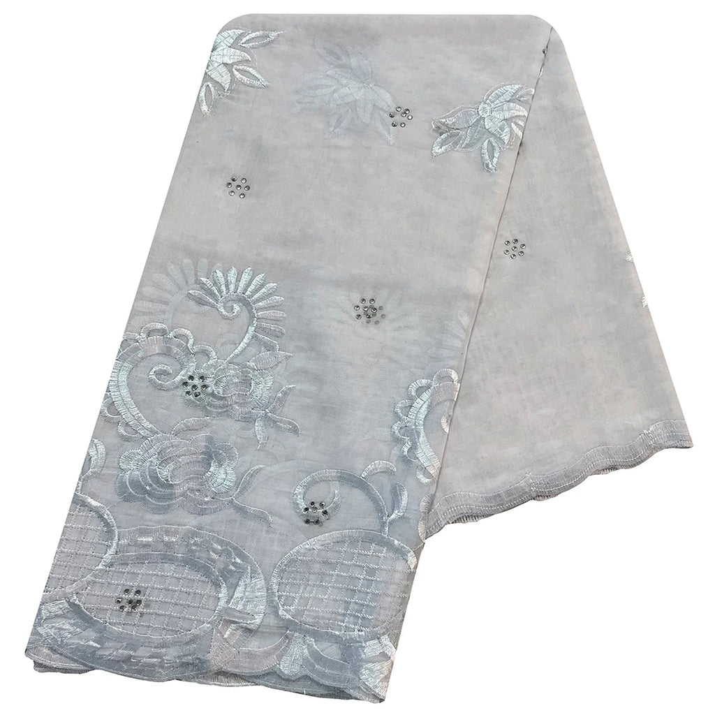 African Women Scarfs 2024 Fashion Hot Sale  Big Circle Design Big Embrodiery Cotton Big Size Muslim Scarf for Shawls Pashmina