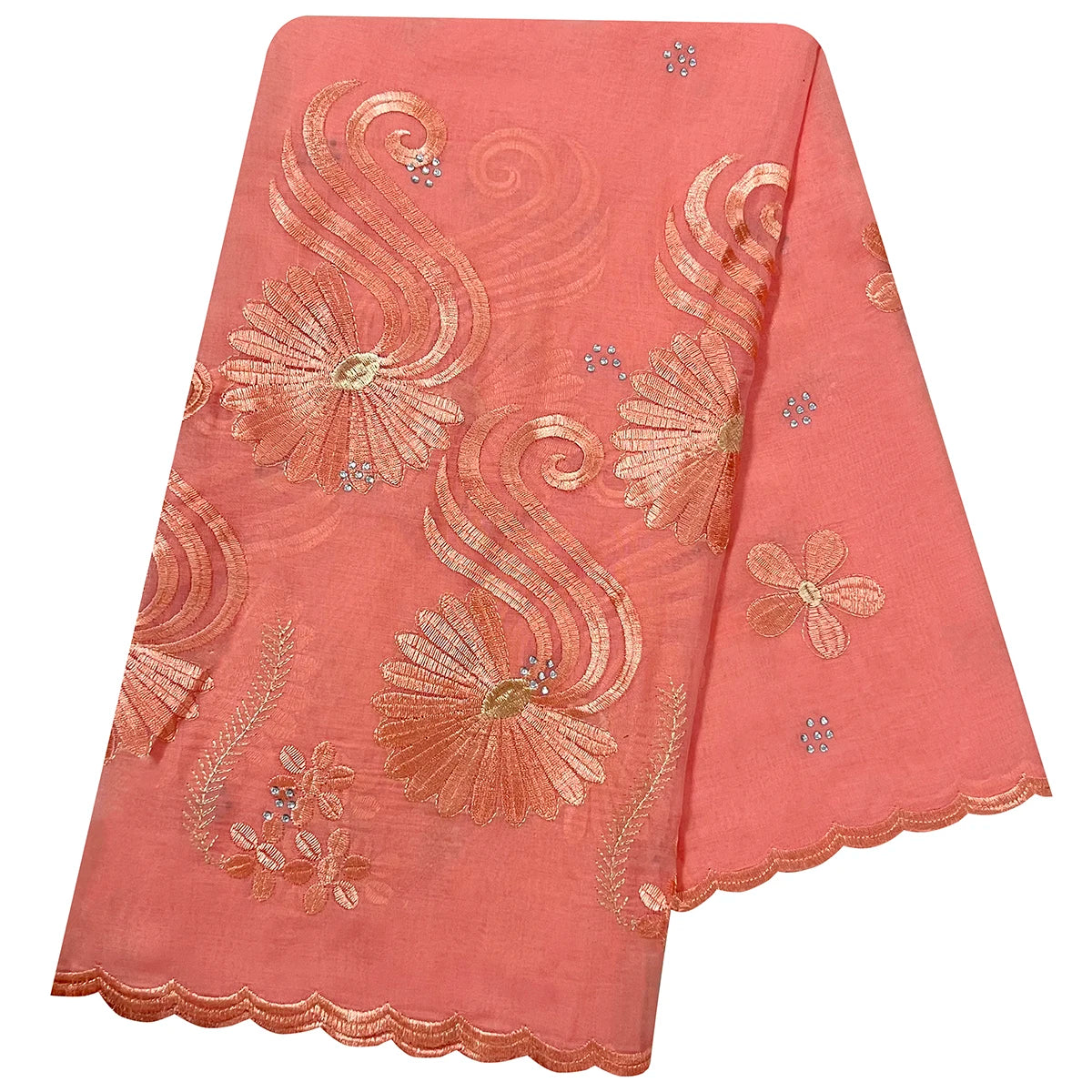 Special Price Limited Time Discount New African Women Scarfs Embrodiery  Cotton With Grenadine  Big Scarf for Shawls Pashmina