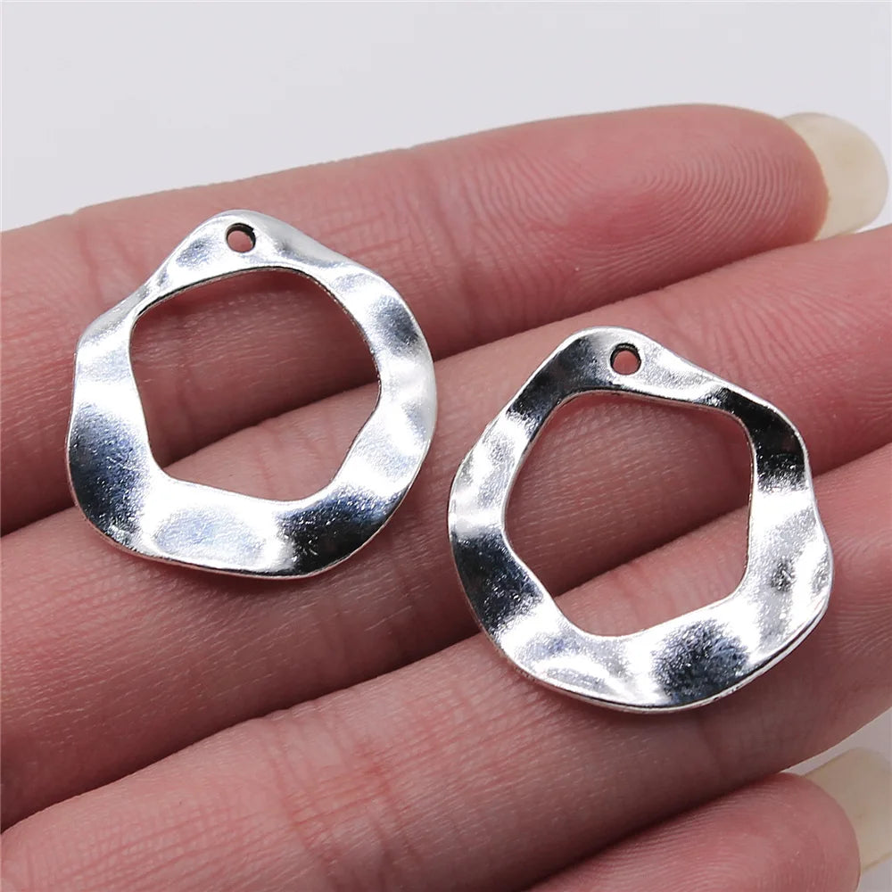 10pcs Vintage Water Droplets Charms For Earring Making DIY Earring Making Findings Accessories Earring Parts